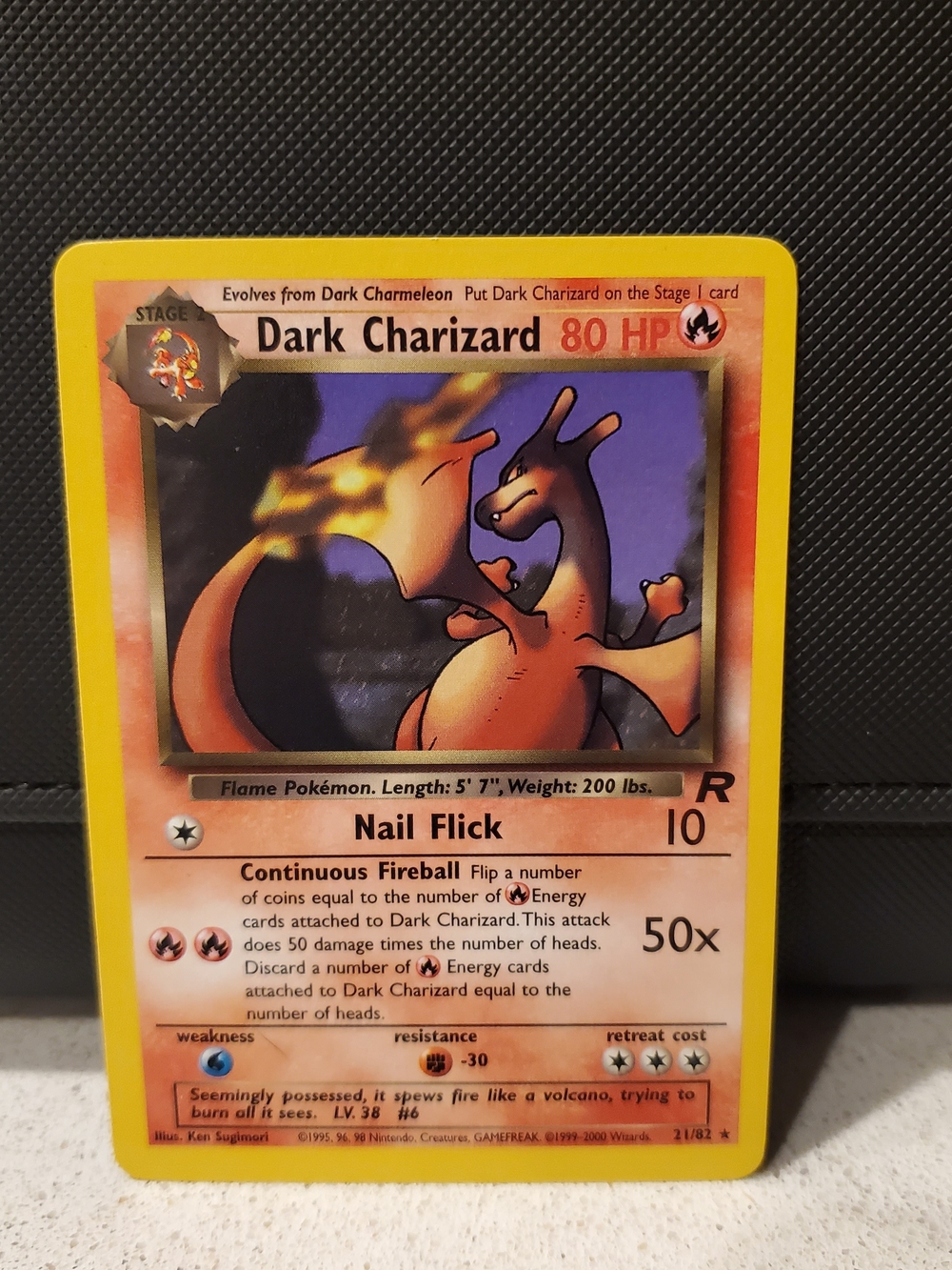 Pokemon Dark Charizard Trading Card - 1999